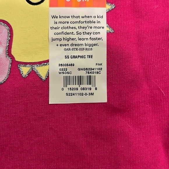 TWIN BUBDLE! 💕 Granimals girls “Here Comes The Sun” graphic tee. 0-3 month. - Picture 6 of 6